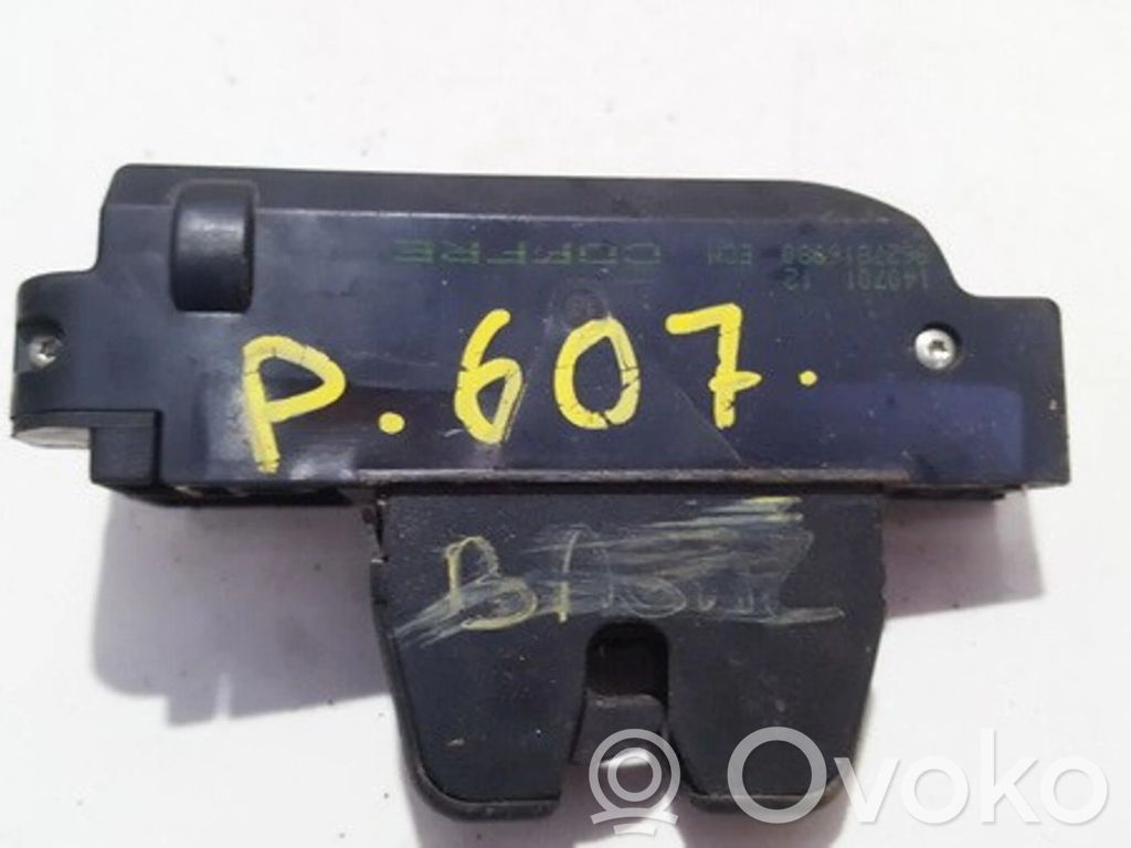 Peugeot 607 Serrure de loquet coffre 