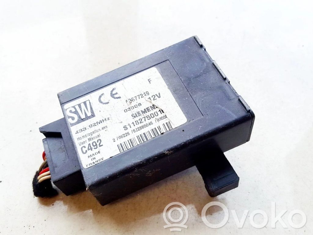 Alte unități/module de control   S118275001E,43392MHZ,43392MHZ,S118275001E