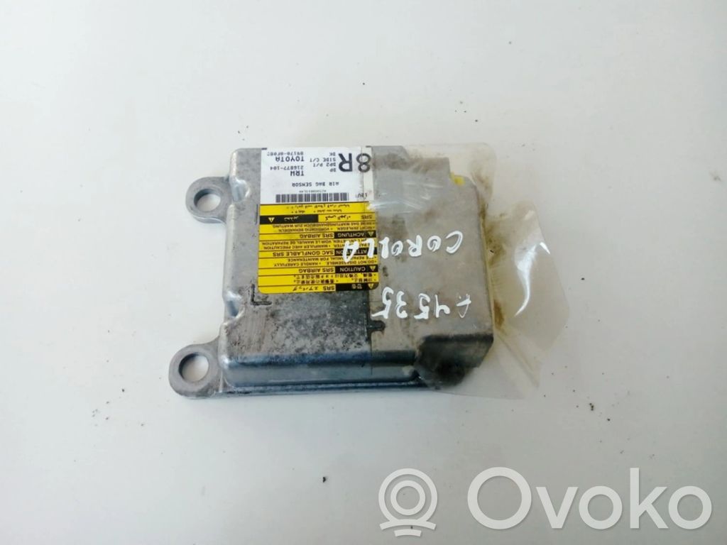 Toyota Corolla Verso AR10 Centralina/modulo airbag 