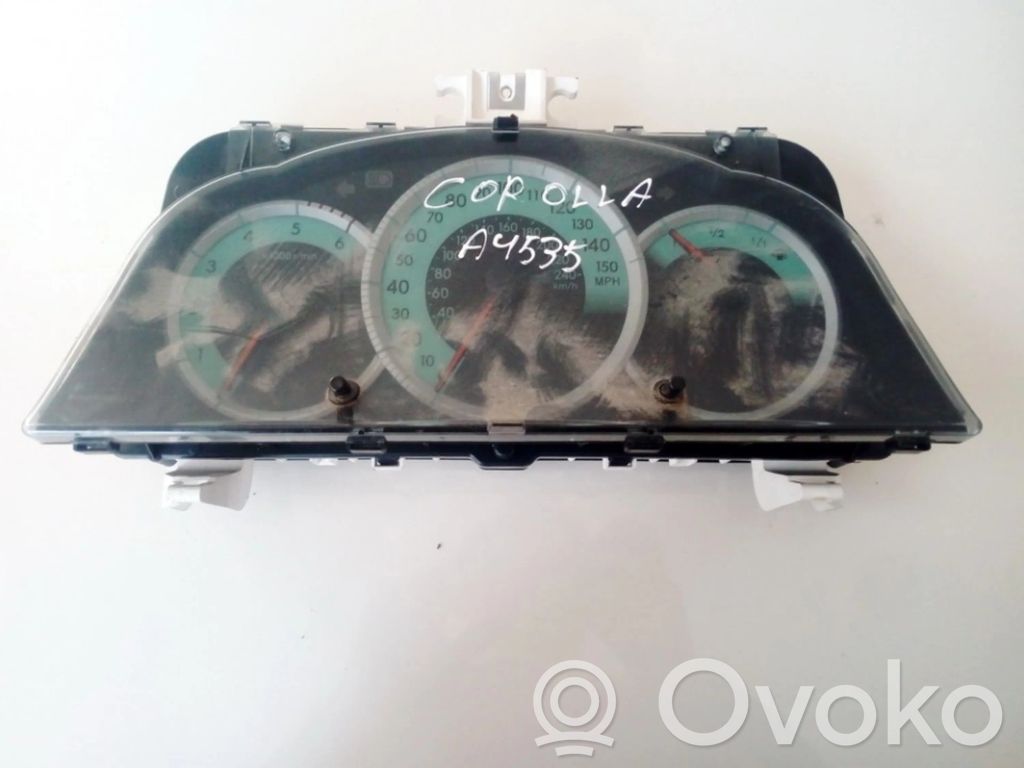 Toyota Corolla Verso AR10 Tachimetro (quadro strumenti)