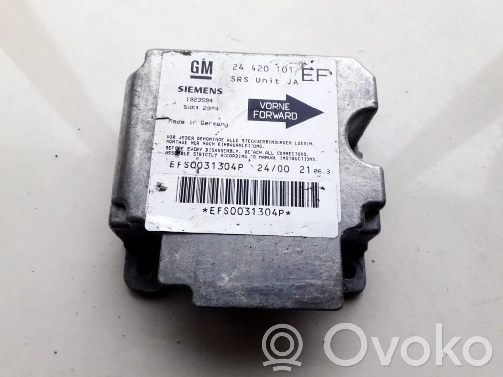 Module de contrôle airbag   24420101EF,1923594,1923594,24420101EF,5WK42974