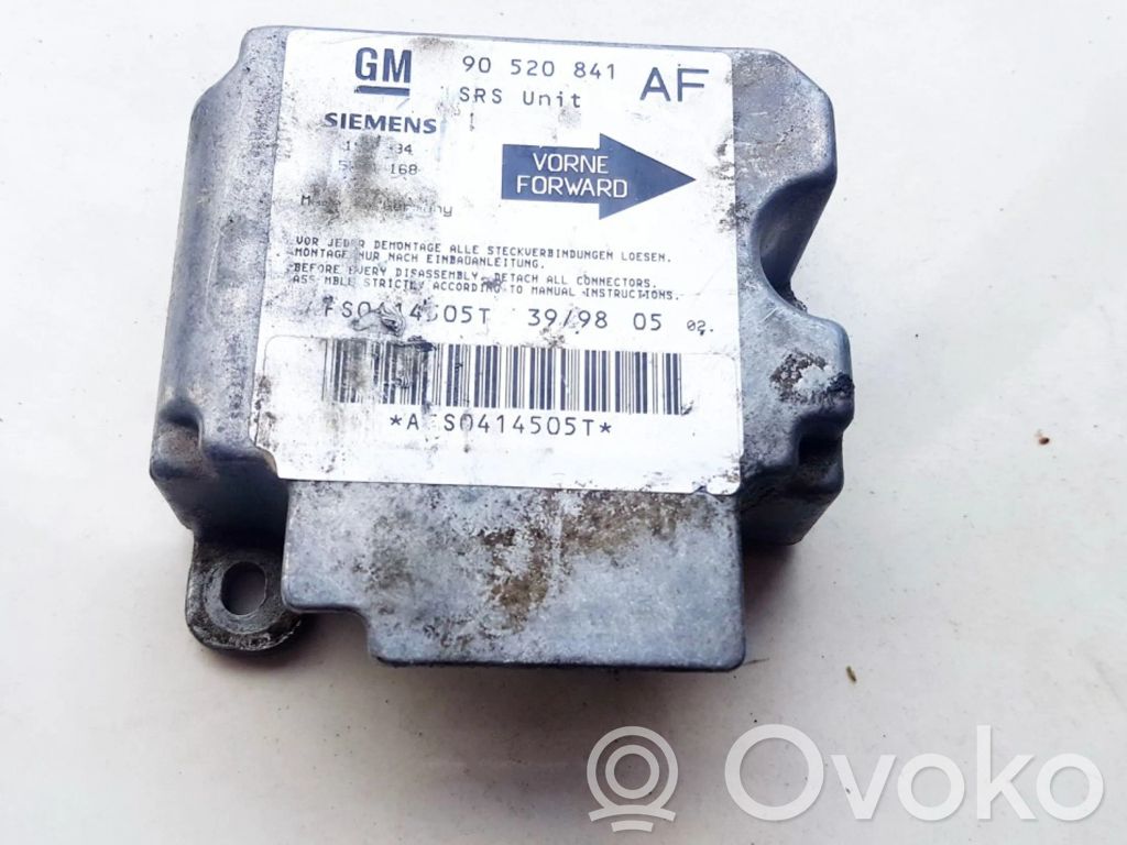 Unidad de control/módulo del Airbag   90520841,1923594,1923594,5WK4168,90520841