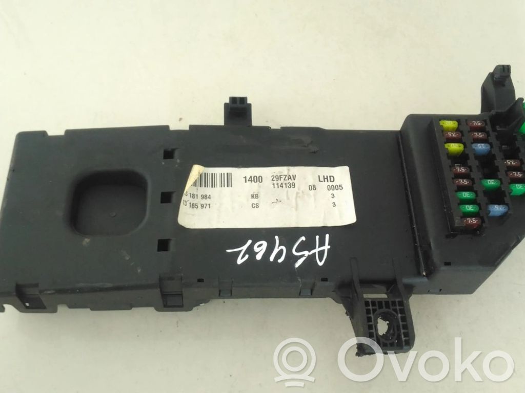 Opel Vectra C Set scatola dei fusibili 