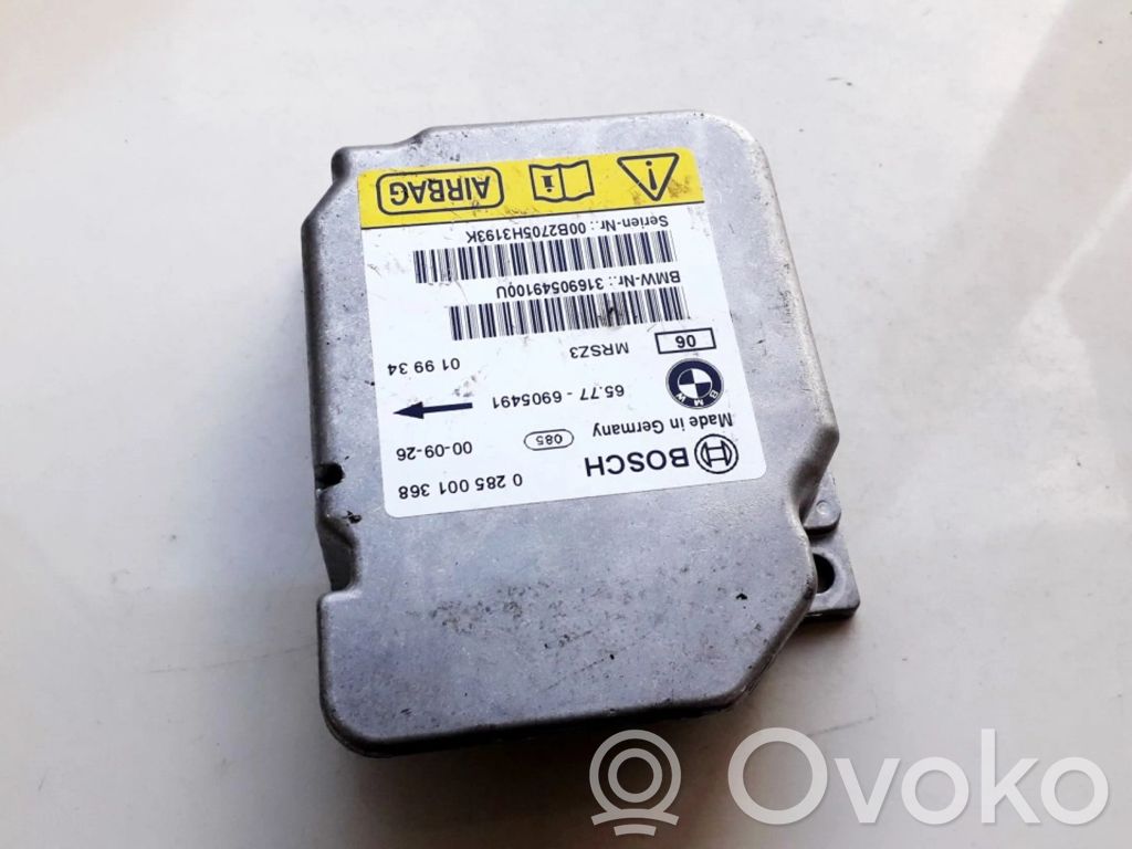 BMW 3 E46 Unitate/modul de comandă airbaguri