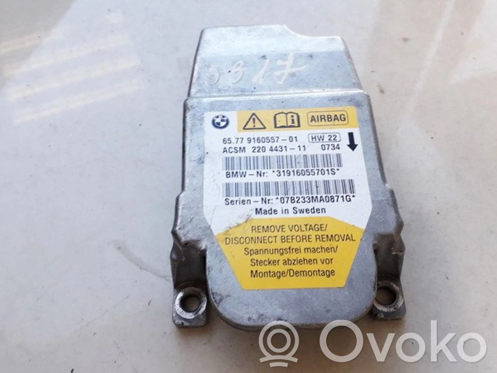 Airbag control unit/module   916055701,6577916055701,0734,07B233MA0871G,31916055701S,6577916055701,916055701,ACSM220443111