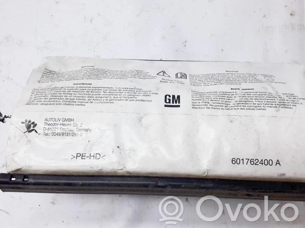 Opel Zafira B Airbag del passeggero 