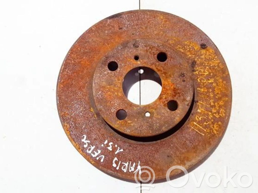 Toyota Yaris Verso Tarcza hamulca przedniego