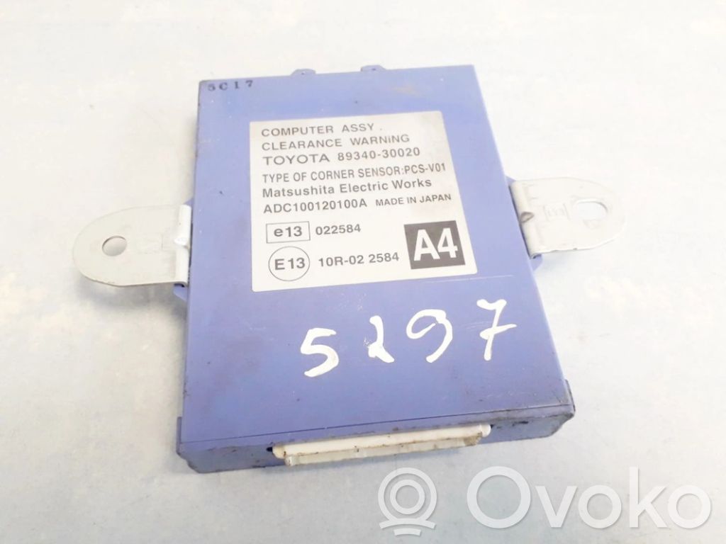 Lexus GS 300 350 430 450H Unité de commande, module PDC aide au stationnement