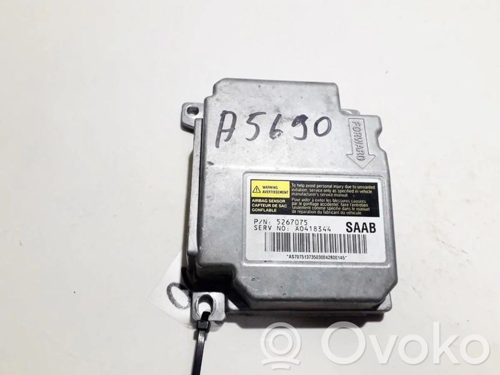 Unidad de control/módulo del Airbag   5267075,A0418344,5267075,A0418344