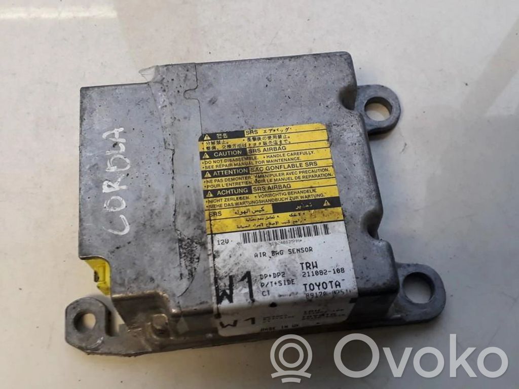 Toyota Corolla E120 E130 Centralina/modulo airbag 