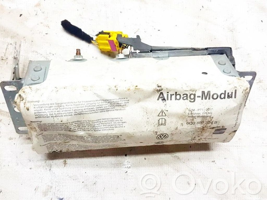 Skoda Fabia Mk1 (6Y) Poduszka powietrzna Airbag pasażera 