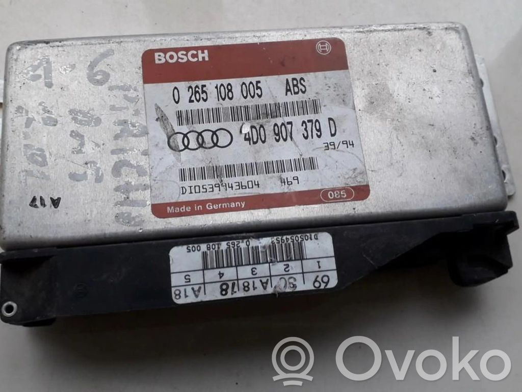 Unidad de control/módulo del ABS   4D0907379D,0265108005,0265108005,4D0907379D