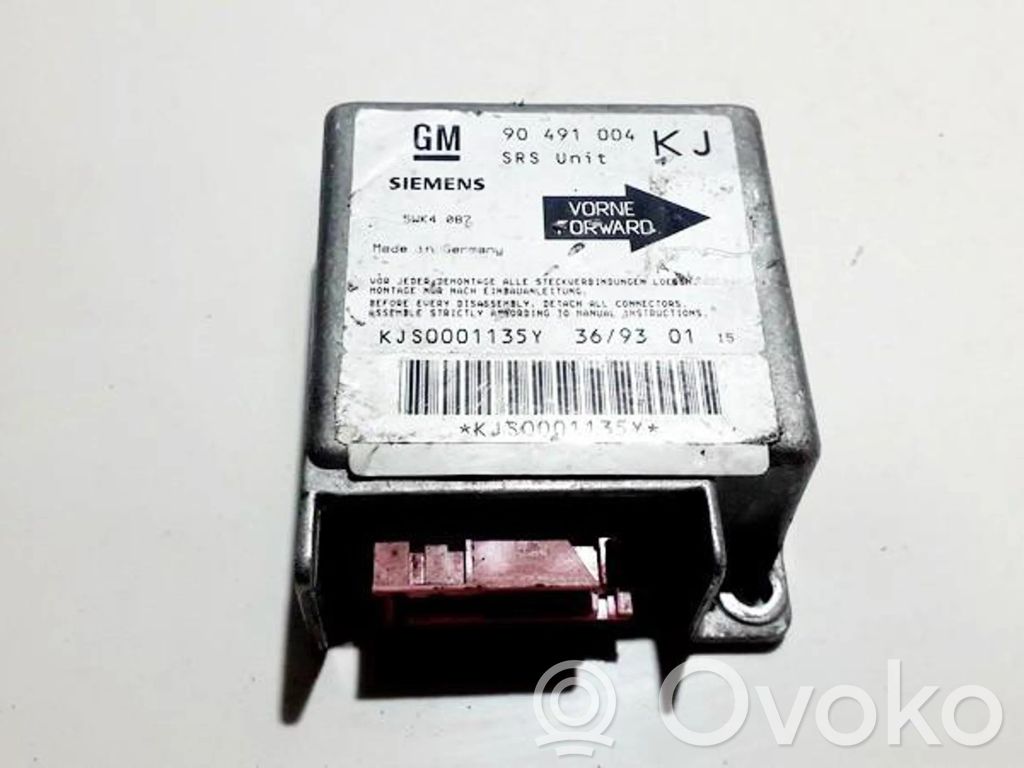 Opel Omega B1 Unidad de control/módulo del Airbag 