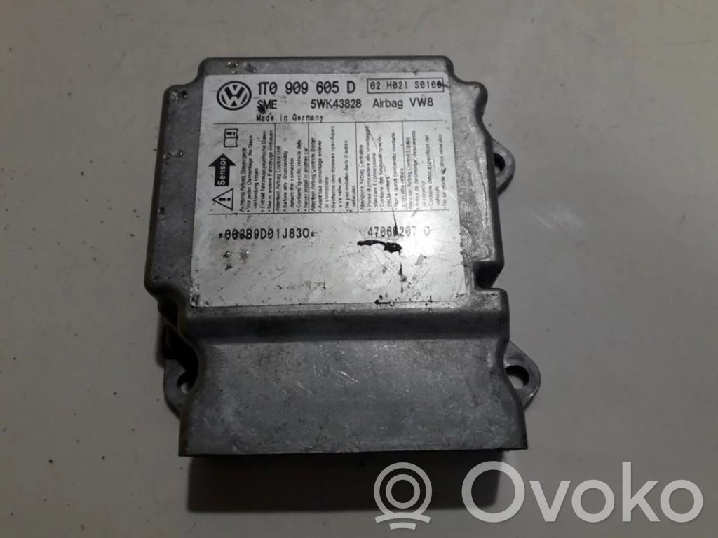 Volkswagen Touran I Unitate/modul de comandă airbaguri 