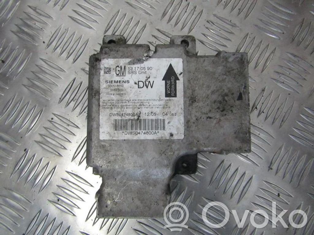 Opel Vectra C Centralina/modulo airbag