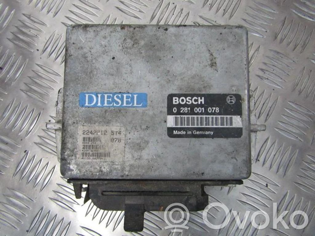Centralina/modulo del motore   0281001078,22422125T4,0281001078,22422125T4