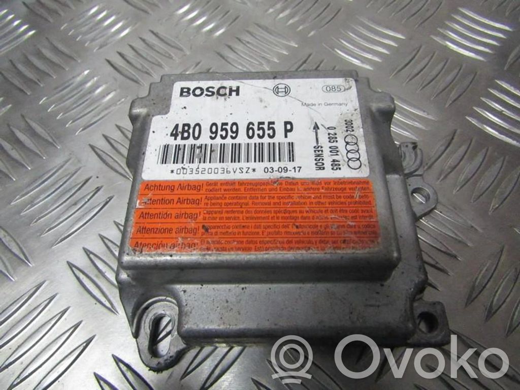 Audi A6 S6 C5 4B Centralina/modulo airbag 