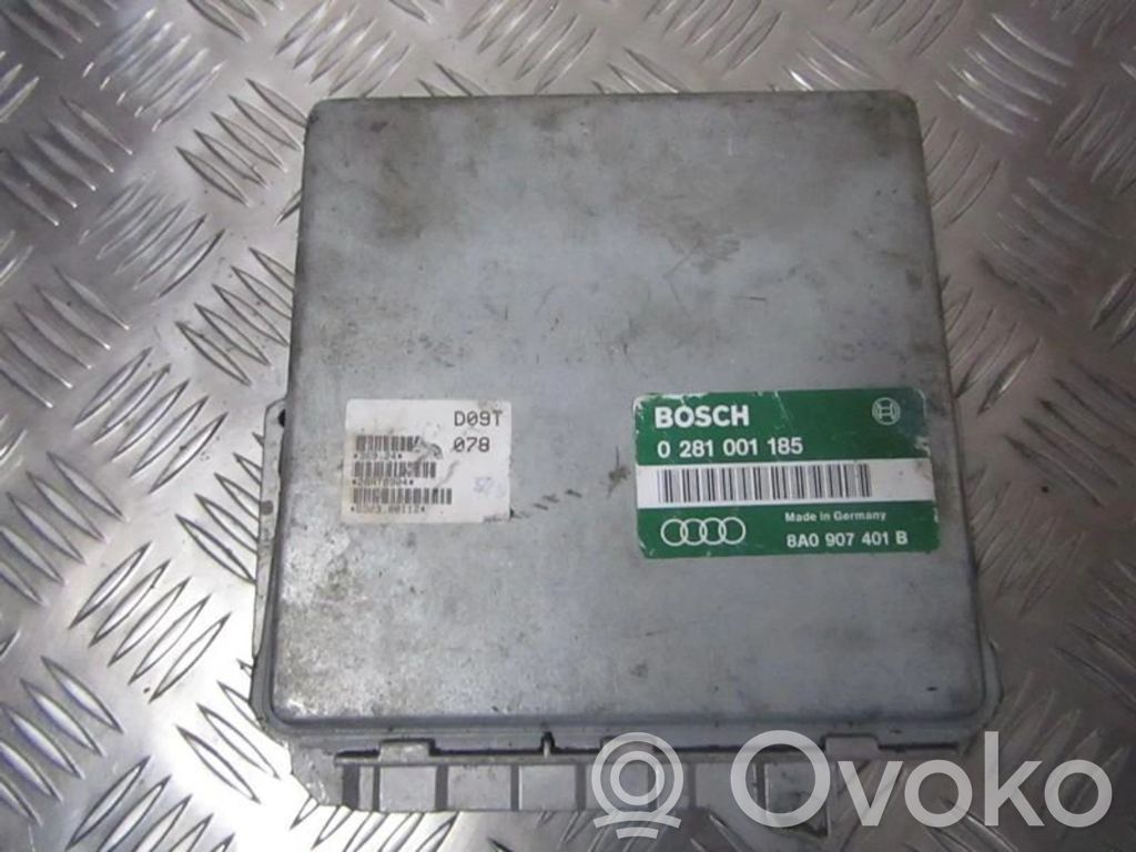Unidad de control/módulo del motor   0281001185,8A0907401B,0281001185,8A0907401B