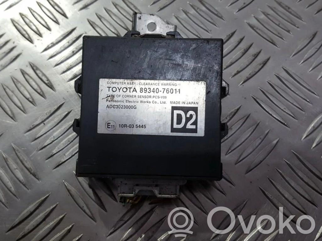 Lexus CT 200H Unitate/modul de comandă parcare PDC 