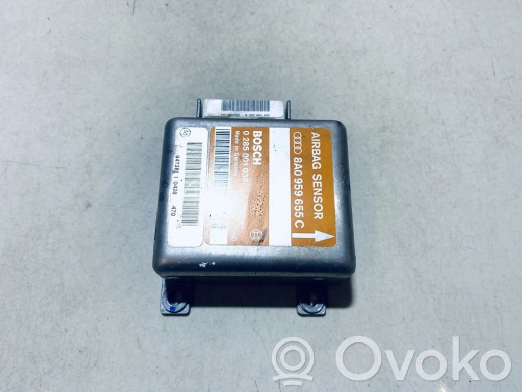 Unidad de control/módulo del Airbag   8A0959655C,0285001038,0285001038,8A0959655C,94T28110428470,KB12004388