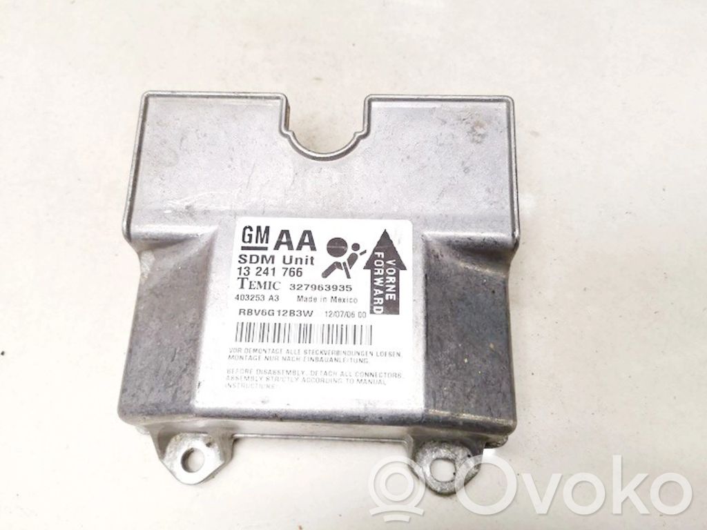 Opel Zafira B Unitate/modul de comandă airbaguri 