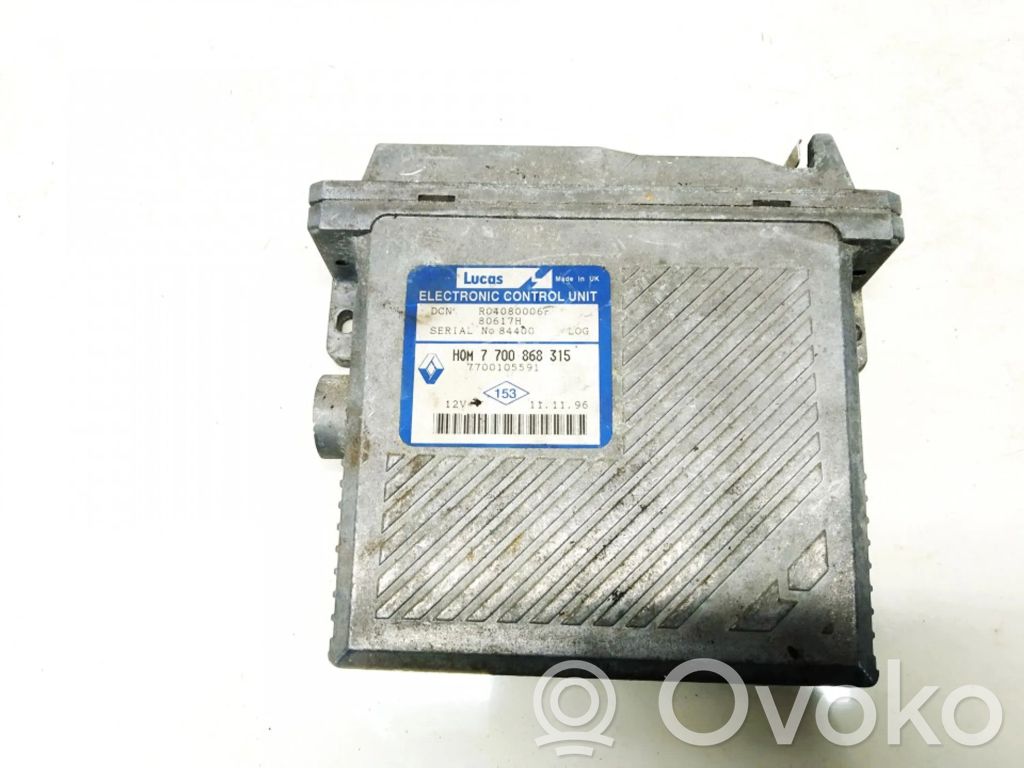 Renault Scenic I Engine control unit/module 