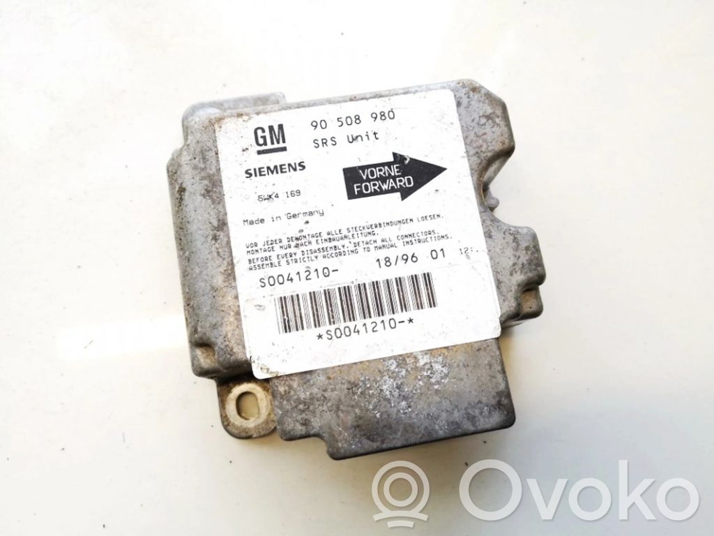 Opel Vectra B Unitate/modul de comandă airbaguri 