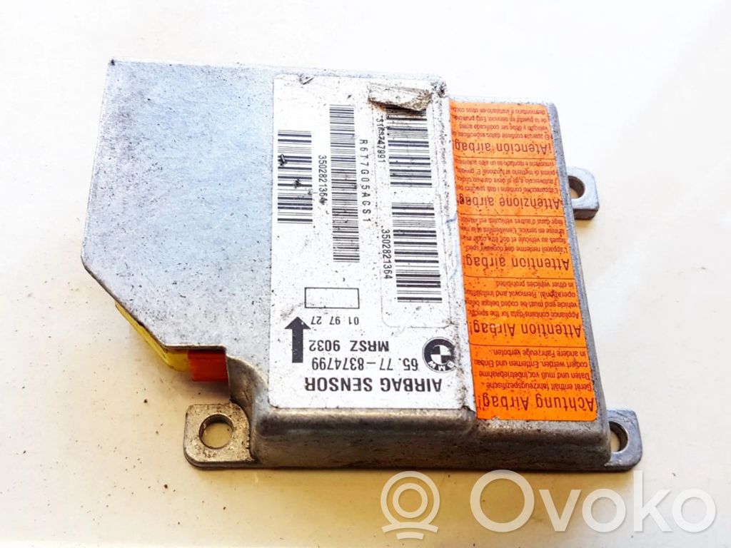 BMW 3 E36 Centralina/modulo airbag 