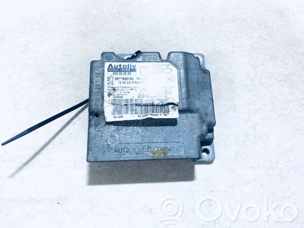 Unidad de control/módulo del Airbag   9655880780,603602600,216102810,603602600,9655880780