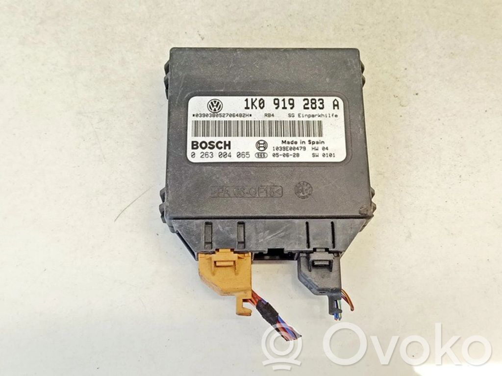 Volkswagen Golf V Unité de commande, module PDC aide au stationnement 