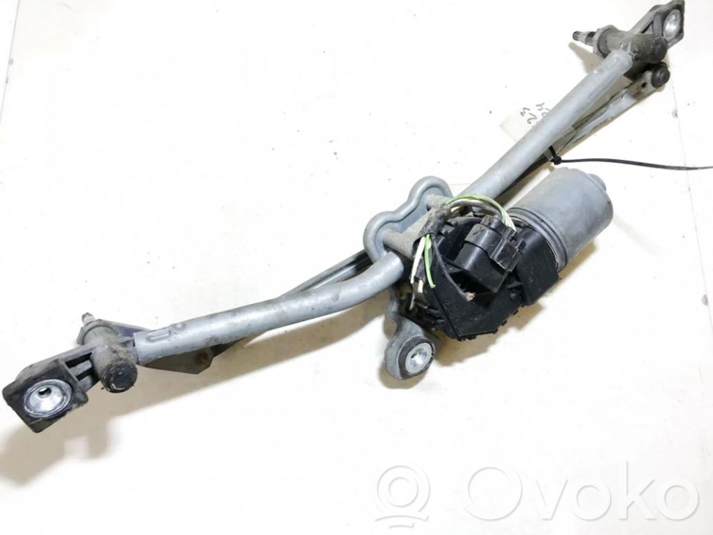 Jaguar X-Type Wischergestänge Wischermotor vorne 