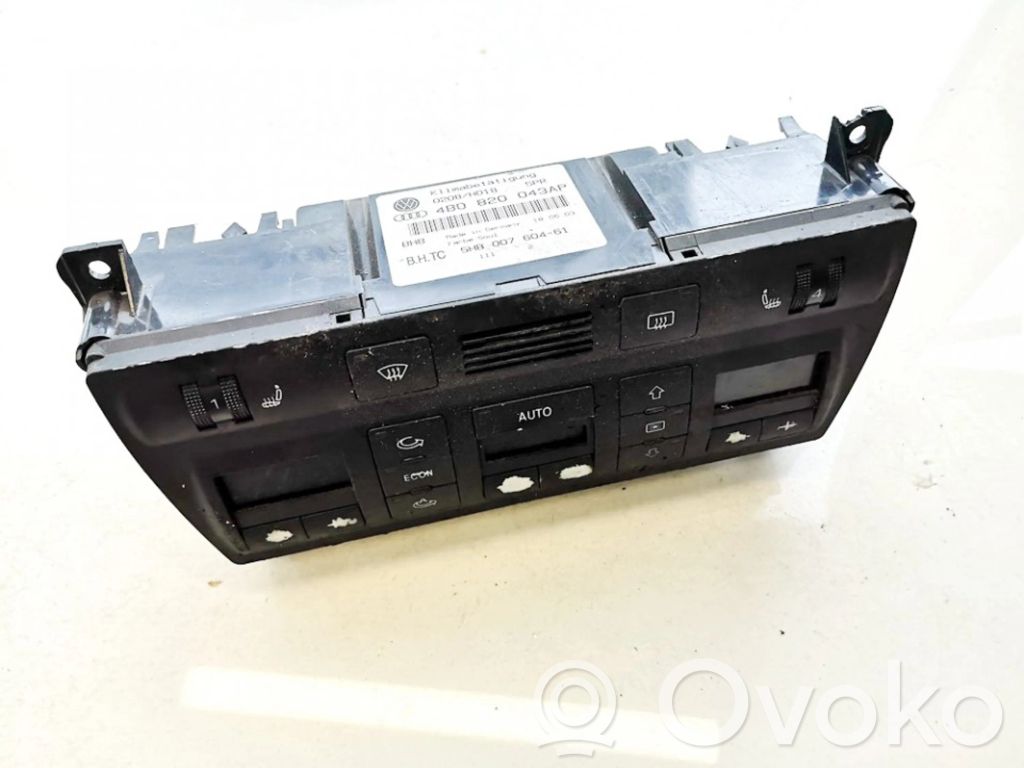 Panel klimatyzacji   4B0820043AP,5HB00760461,4B0820043AP,5HB00760461