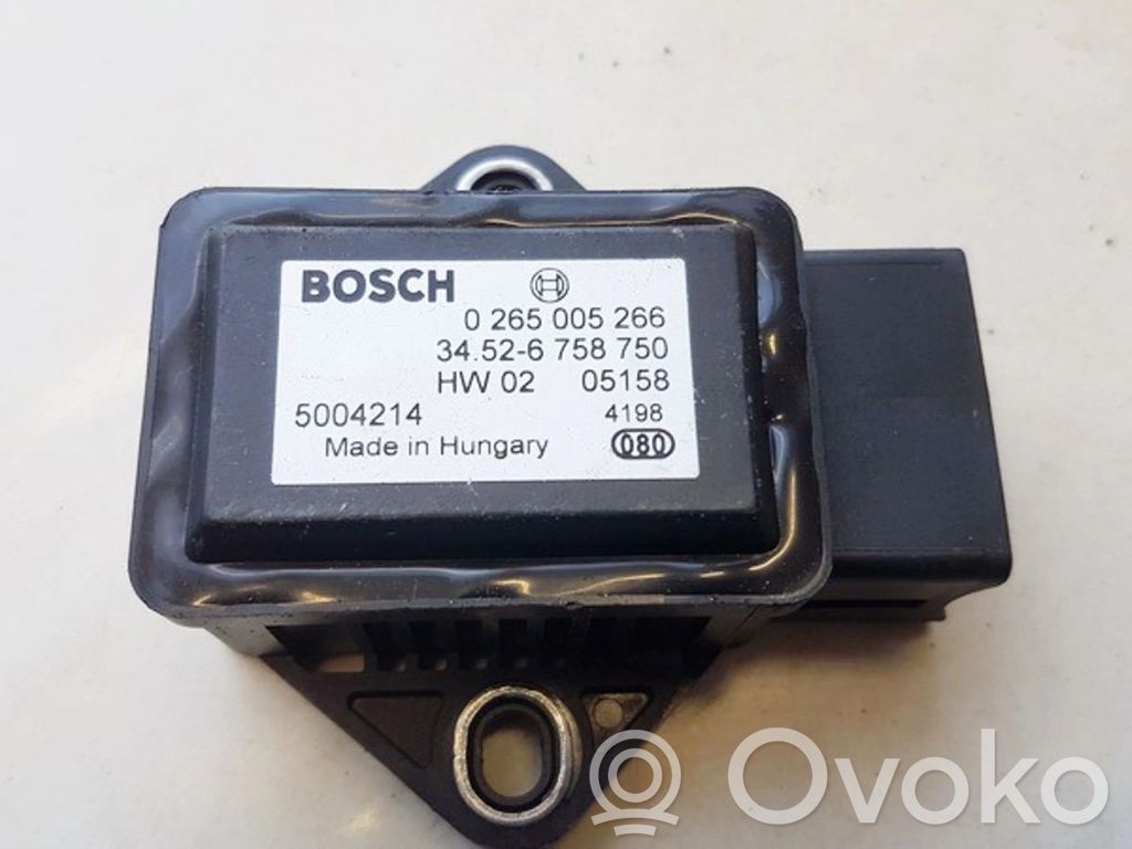 ESP Drehratensensor Querbeschleunigungssensor   34526758750,0265005266,0265005266,34526758750,34526758750