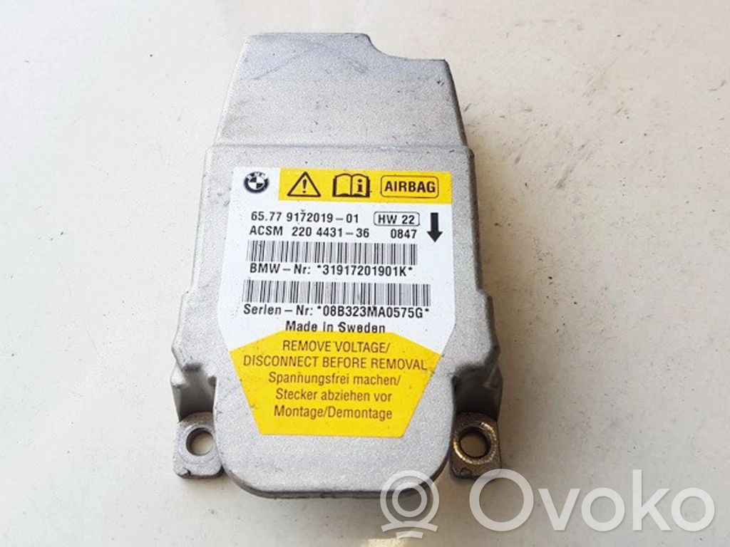 Unidad de control/módulo del Airbag   6577917201901,65,220443136,6577917201901,77917201901