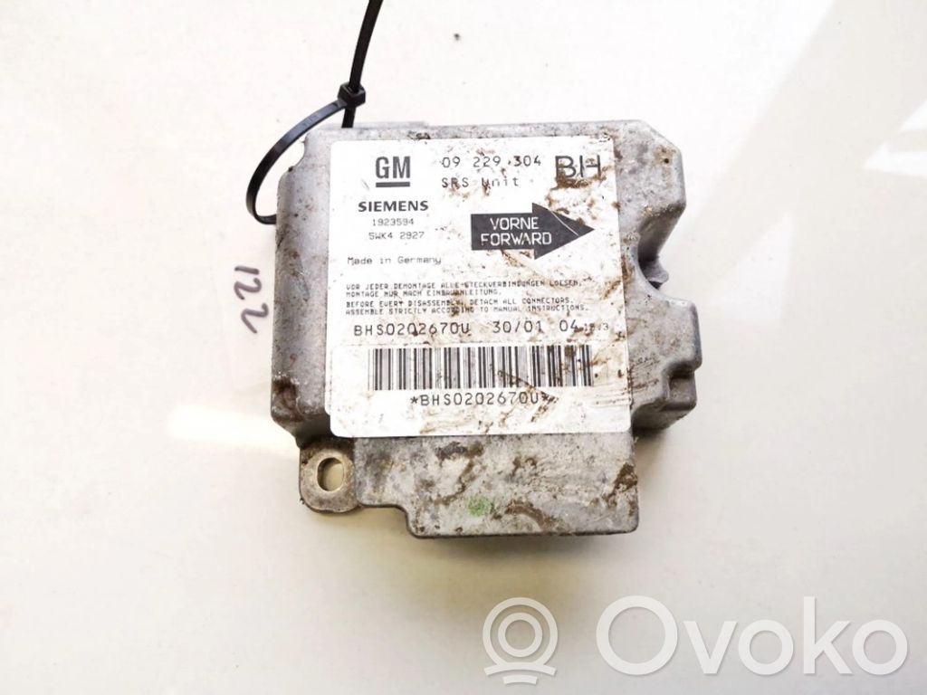 Opel Astra G Airbagsteuergerät 