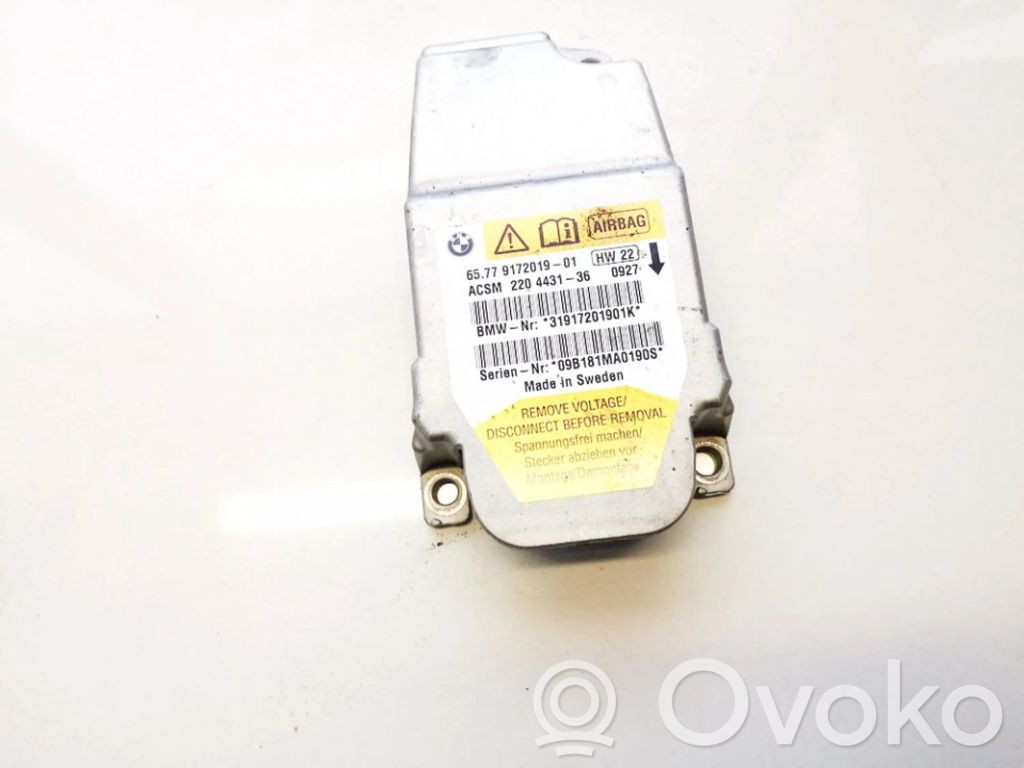 BMW 5 E60 E61 Sterownik / Moduł Airbag 