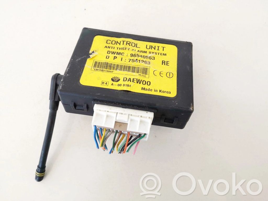 Chevrolet Kalos Unidad de control/módulo de alarma 