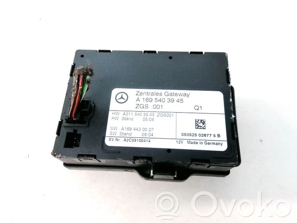 Mercedes-Benz A W169 Alte unități/module de control 