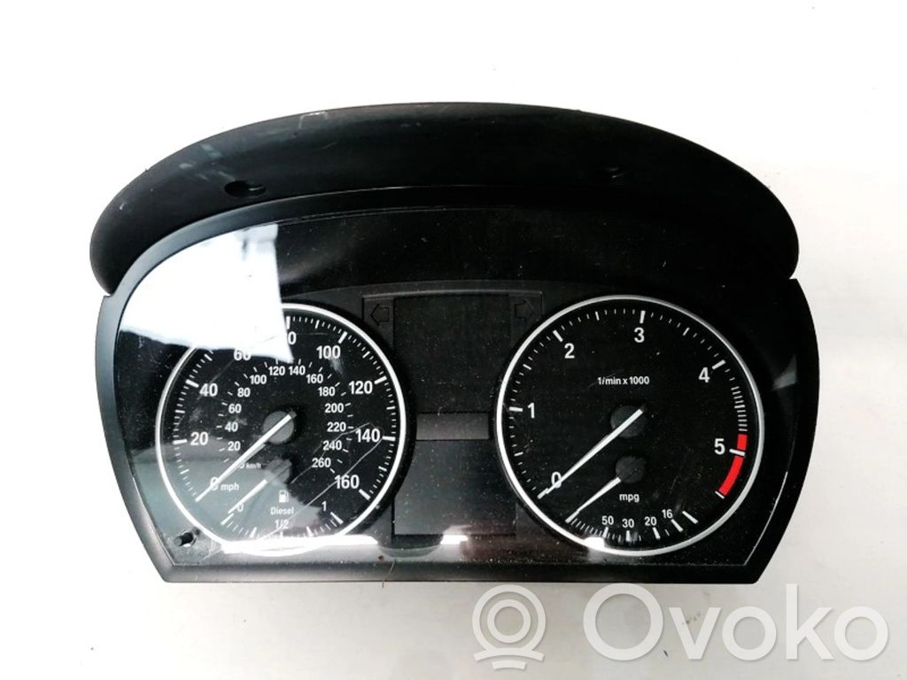 BMW 3 E90 E91 Velocímetro (tablero de instrumentos) 