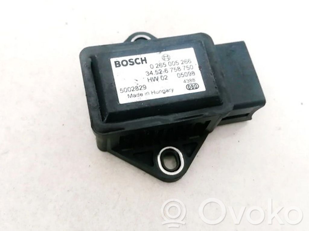 ESP acceleration yaw rate sensor   0265005266,34526758750,0265005266,34526758750,34526758750,34526758750