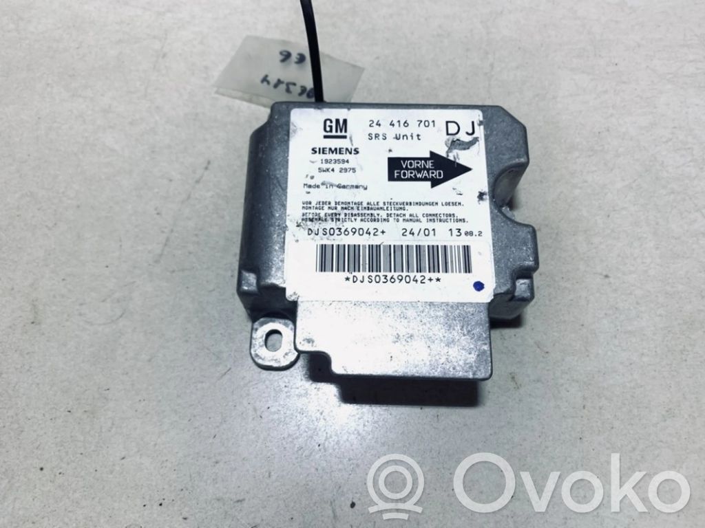 Opel Vectra B Centralina/modulo airbag 