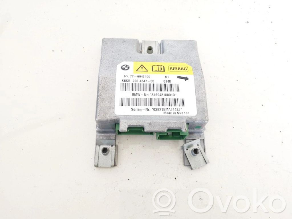BMW 5 E60 E61 Unitate/modul de comandă airbaguri 