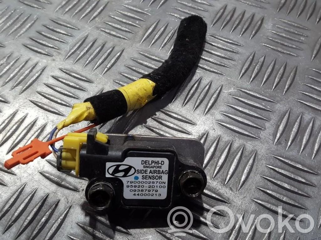 Hyundai Elantra Sensor impacto/accidente para activar Airbag 