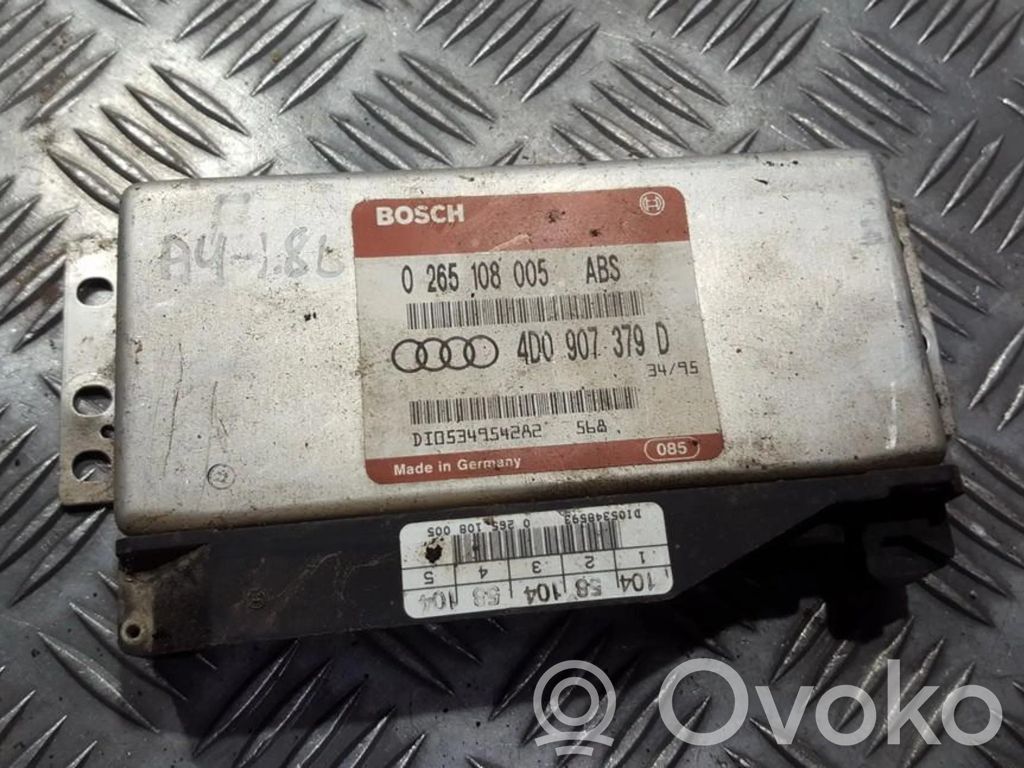 Unidad de control/módulo del ABS   0265108005,4D0907379D,0265108005,4D0907379D