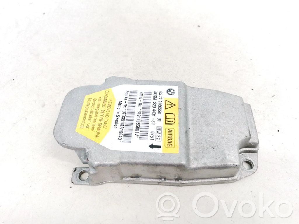 BMW 5 E60 E61 Airbag control unit/module 