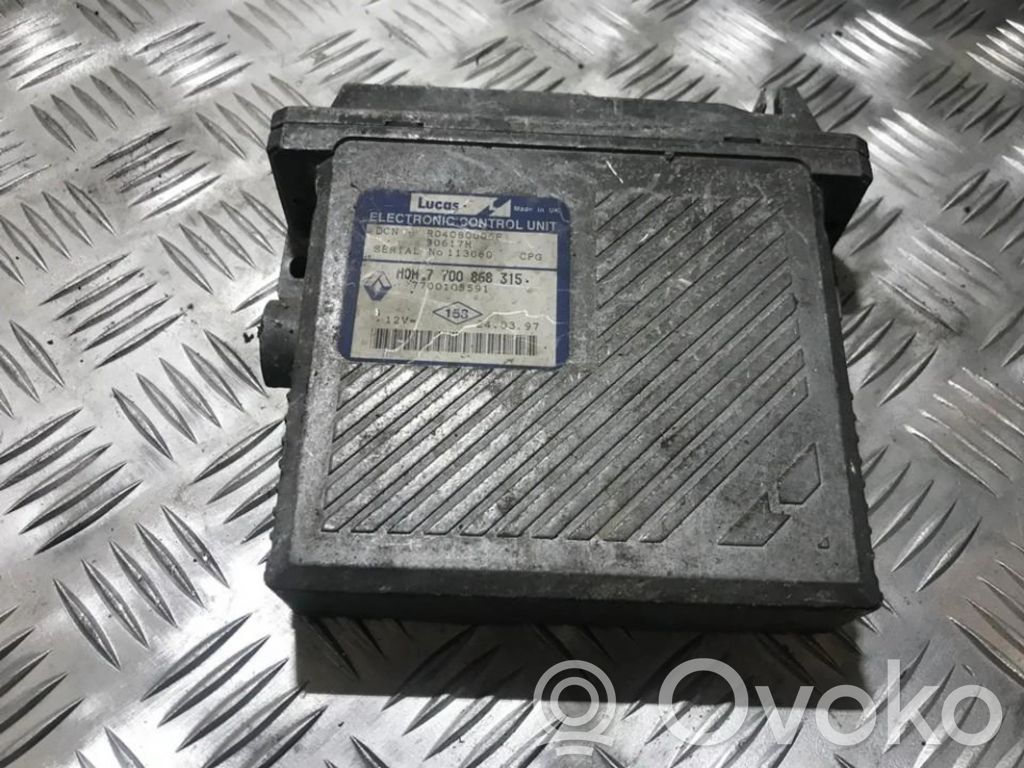 Renault Scenic I Engine control unit/module 