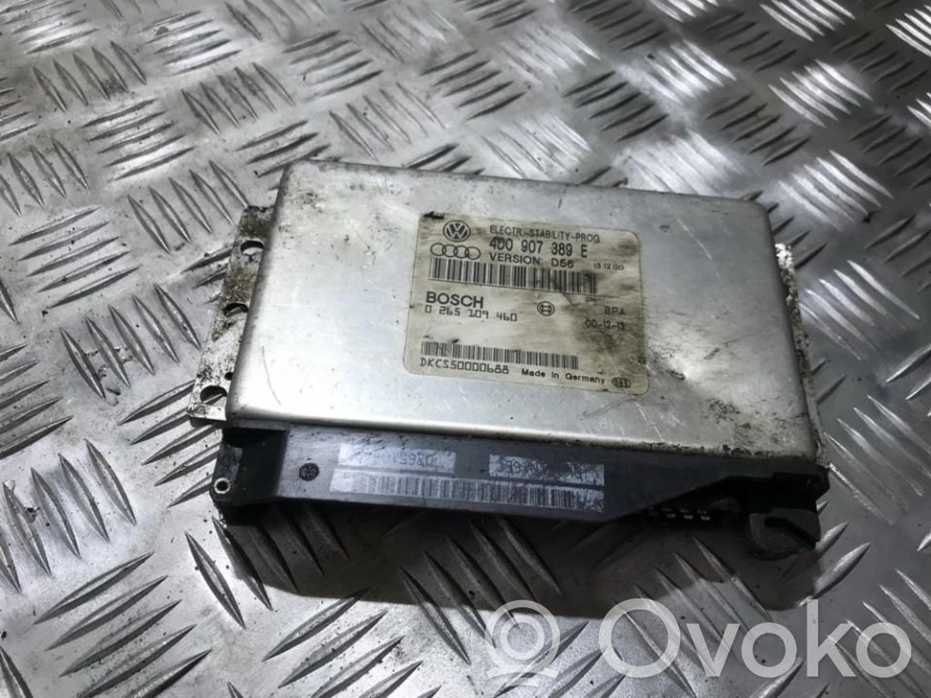 ESP (stability system) control unit   4D0907389E,0265109460,0265109460,4D0907389E