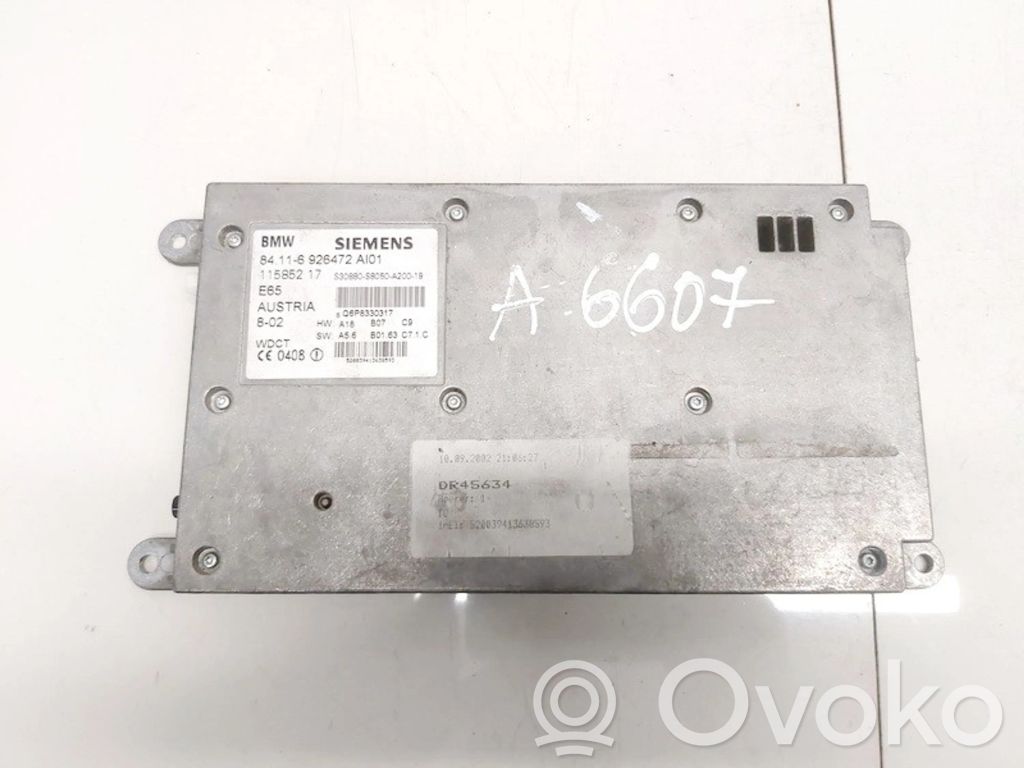 BMW 7 E65 E66 Muut ohjainlaitteet/moduulit 