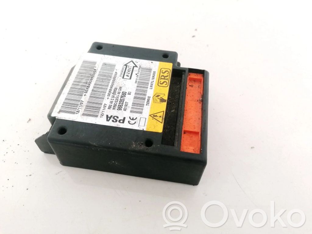 Airbag control unit/module   9663357680,LNV7L12A308,9663357680,LNV7L12A308