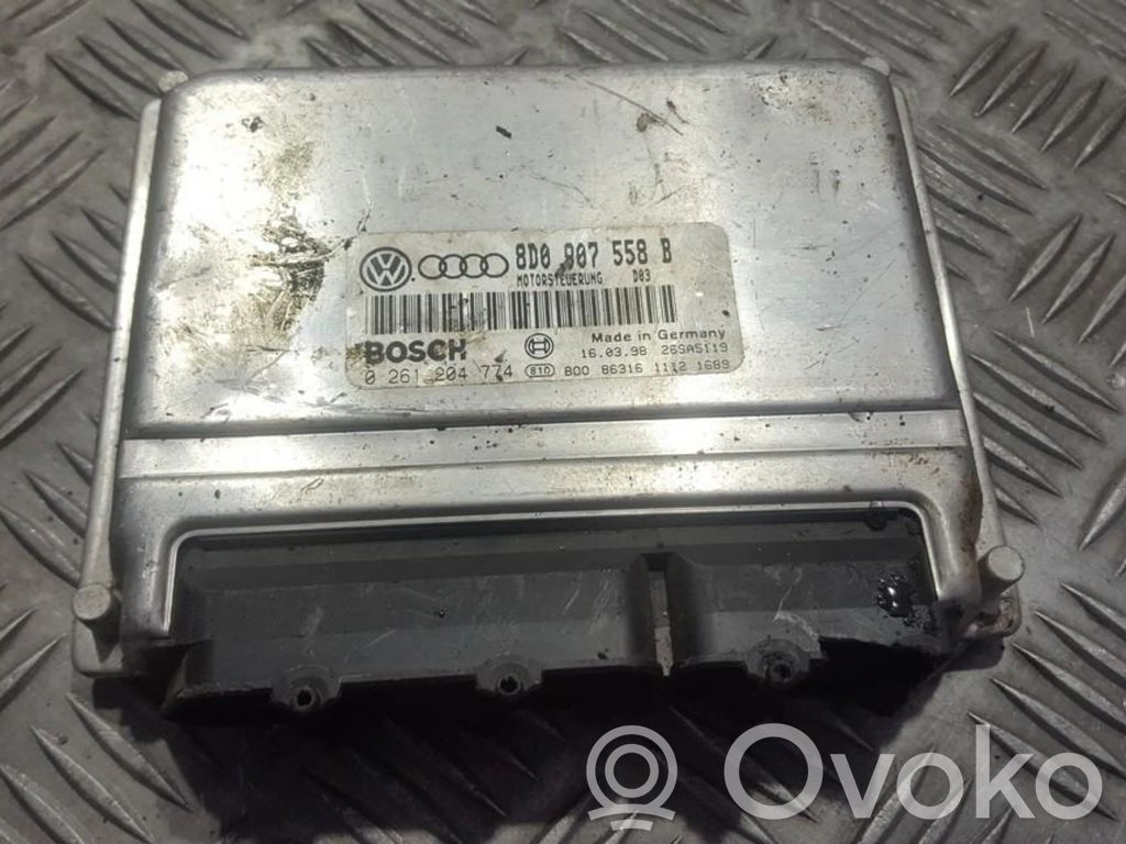 Sterownik / Moduł ECU   8D0907558B,0261204774,0261204774,8D0907558B